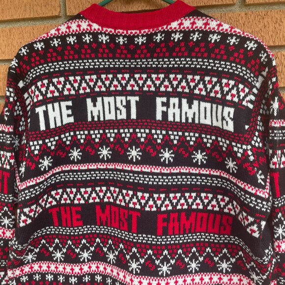 New NWT Rudolph The Most Famous Red Nosed Reindeer Christmas Sweater Unisex - Picture 7 of 13